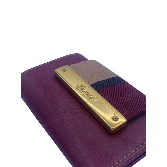 Gucci Authentic burgundy Key Ring Case - Picture 2 of 9